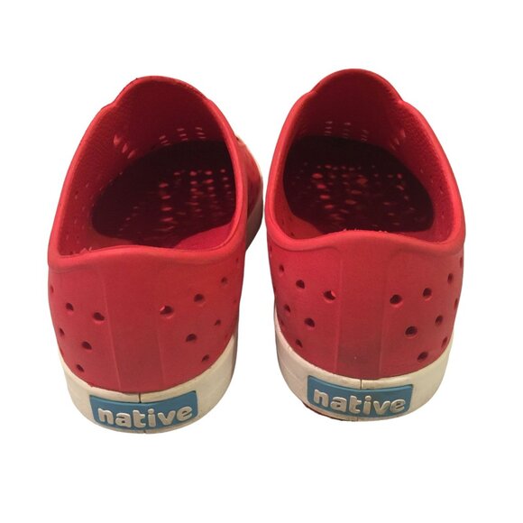 Native X Disney  Minnie Mouse Size J2 Red Minnie Face Slip On Shoes - Picture 5 of 9